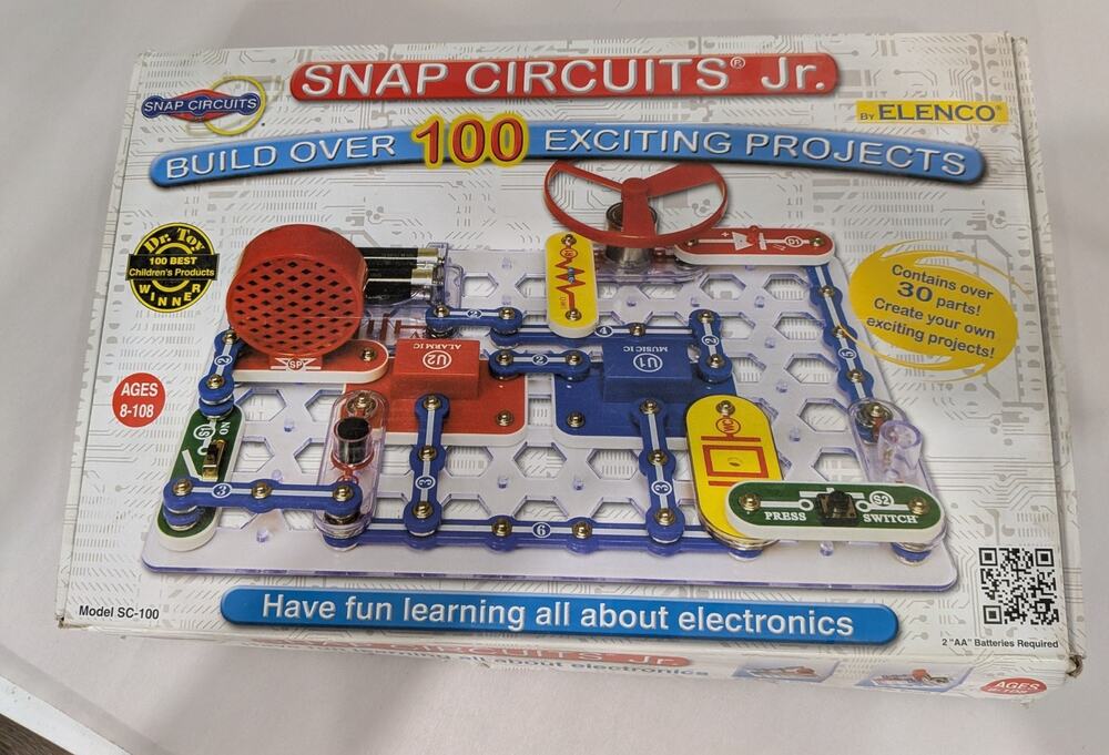 Elenco Snap Circuits Jr. SC-100 Electronics Educational Toy Kit - Picture 2 of 10